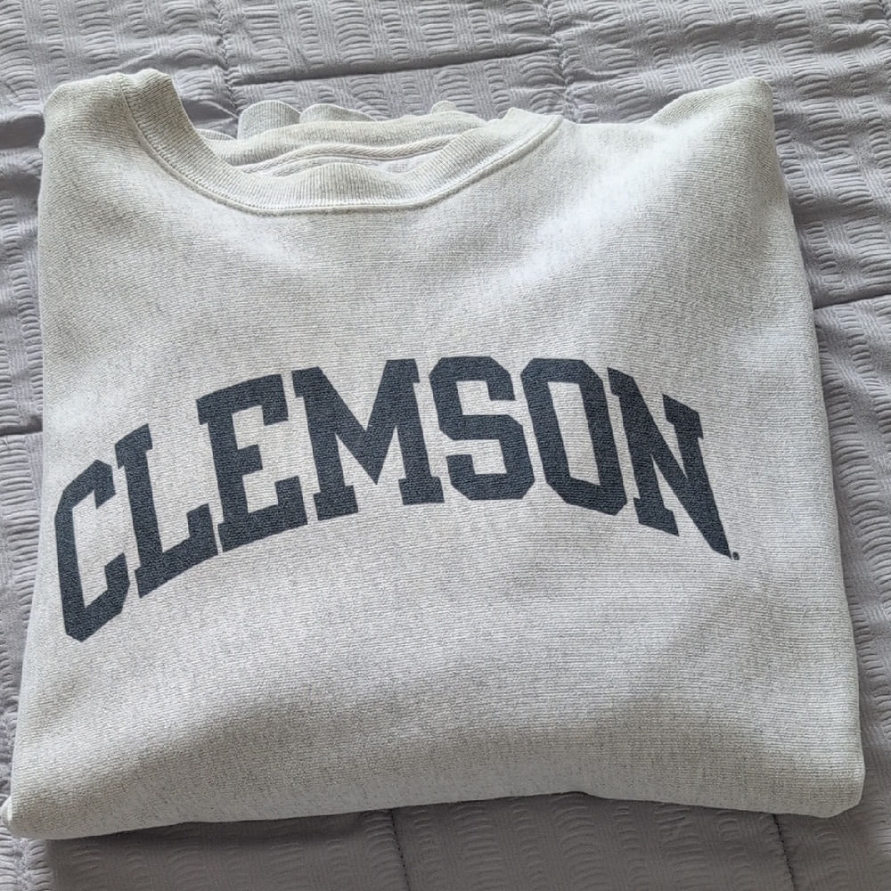Clemson Gray Men's Sweater
